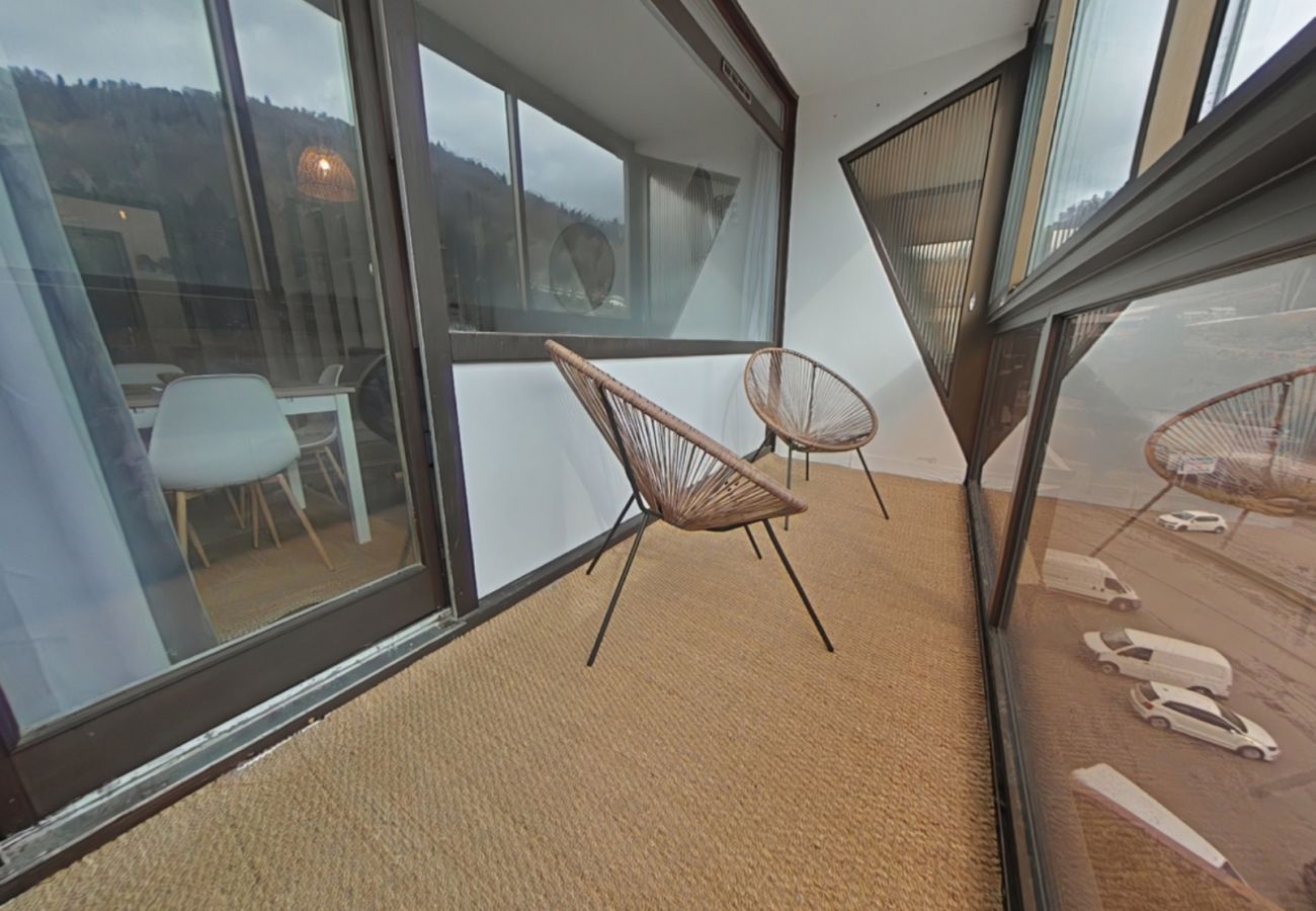 Studio in La Bresse - Le 307, Vue piste la Bresse Hohneck