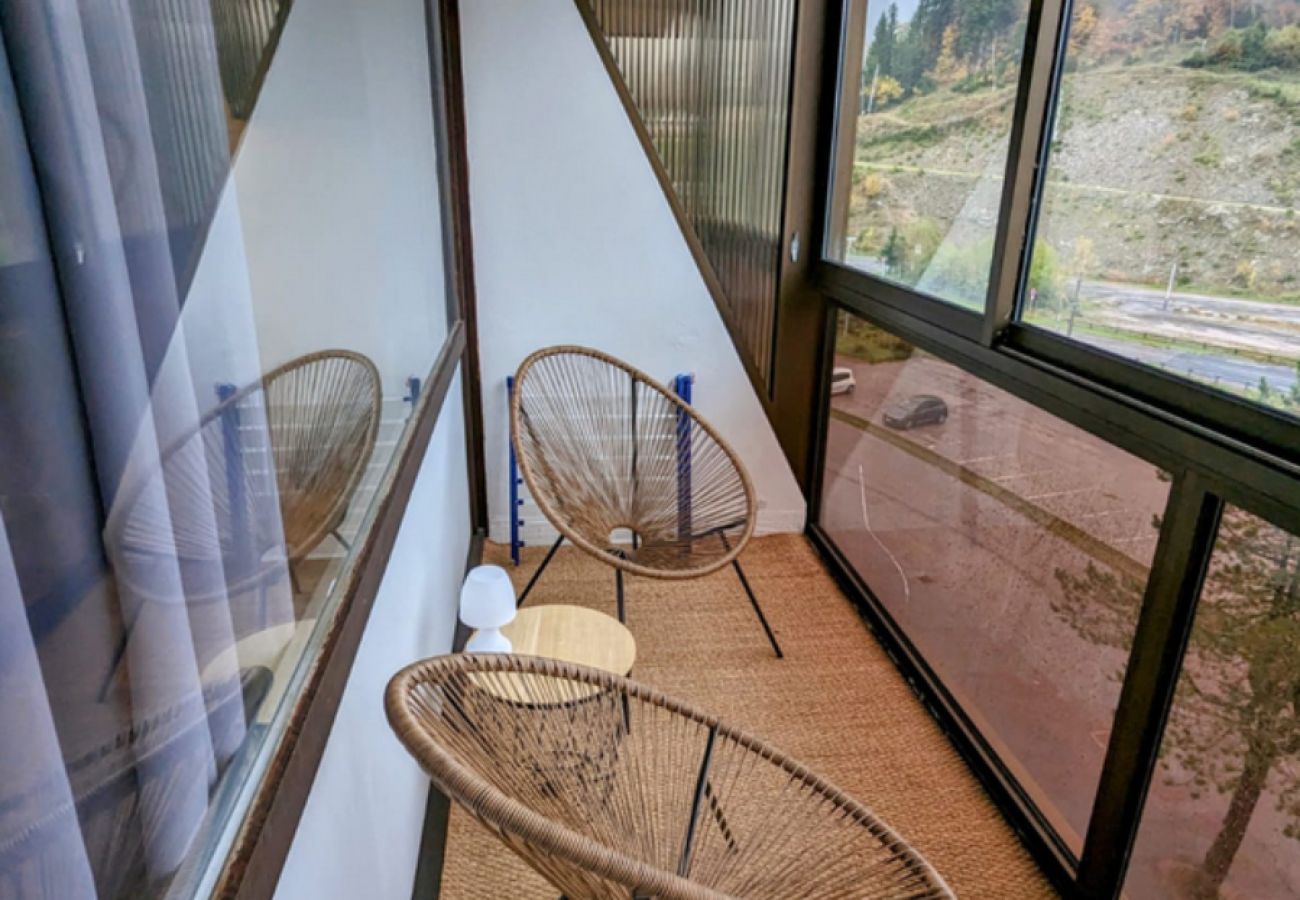 Studio à La Bresse - Le 307, Vue piste la Bresse Hohneck